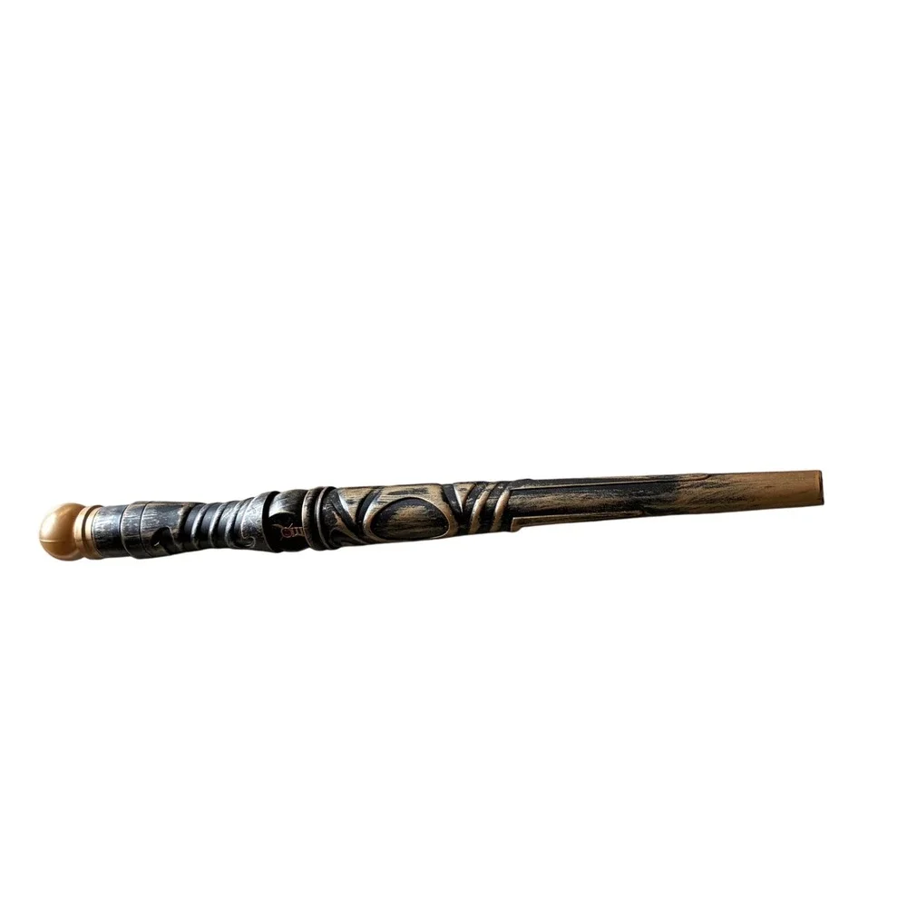 Great Wolf Lodge MagiQuest Interactive Magic Wand Brown Gold Orb 13